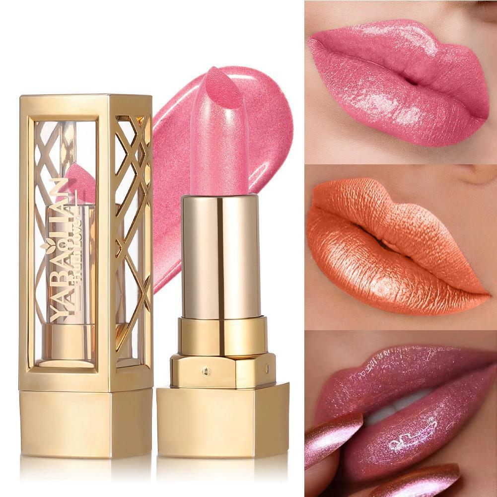Matte Velvet Lip Tint Long Lasting - ลิปสติกเนื้อกำมะหยี่ประกายมุกแบบแมตต์ ให้ความชุ่มชื้น สีแดงนู้ดเงางาม กันน้ำ ติดทนนาน ลิปกลอสทินท์