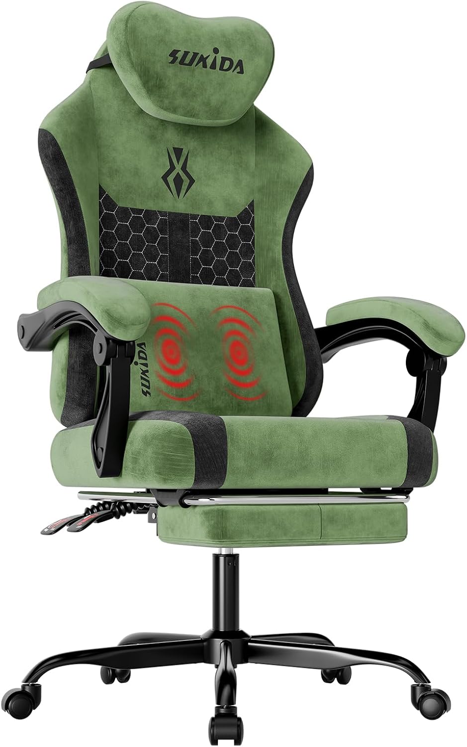 เก้าอี้เกมมิ่งบุผ้า ออกแบบตามห - Massage บทวิจารณ์และราคา