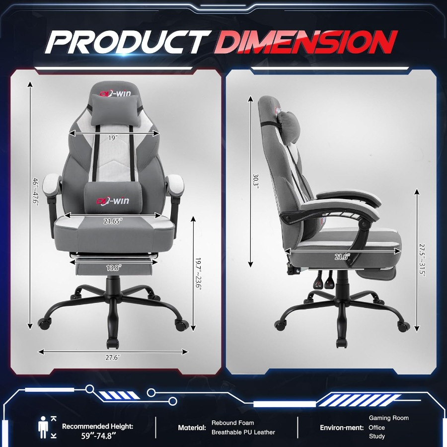 เก้าอี้เกมมิ่งสำหรับผู้ใหญ่ พร - Massage บทวิจารณ์และราคา