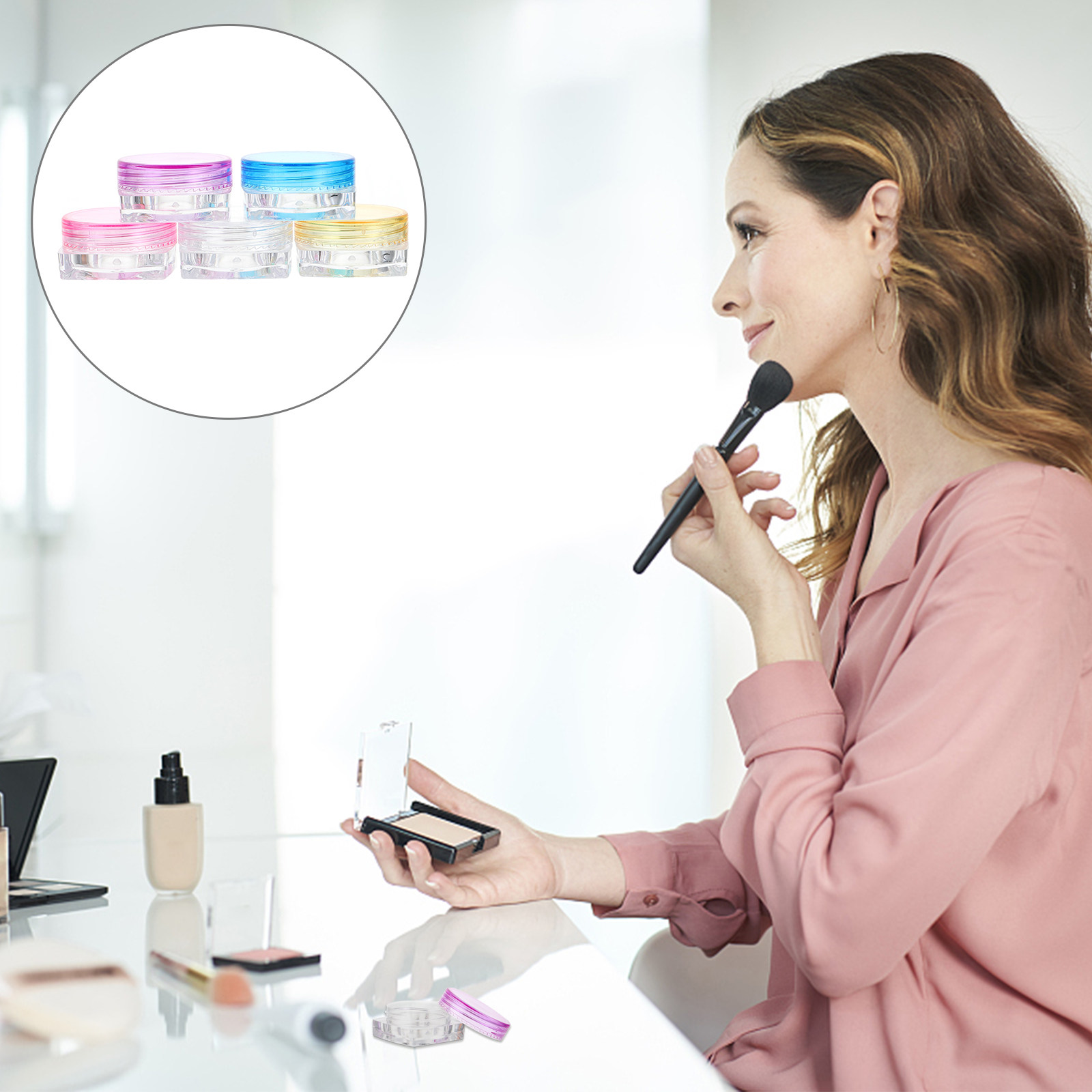 กระปุกใสสำหรับใส่เครื่องสำอางข - Hair Care บทวิจารณ์และราคา