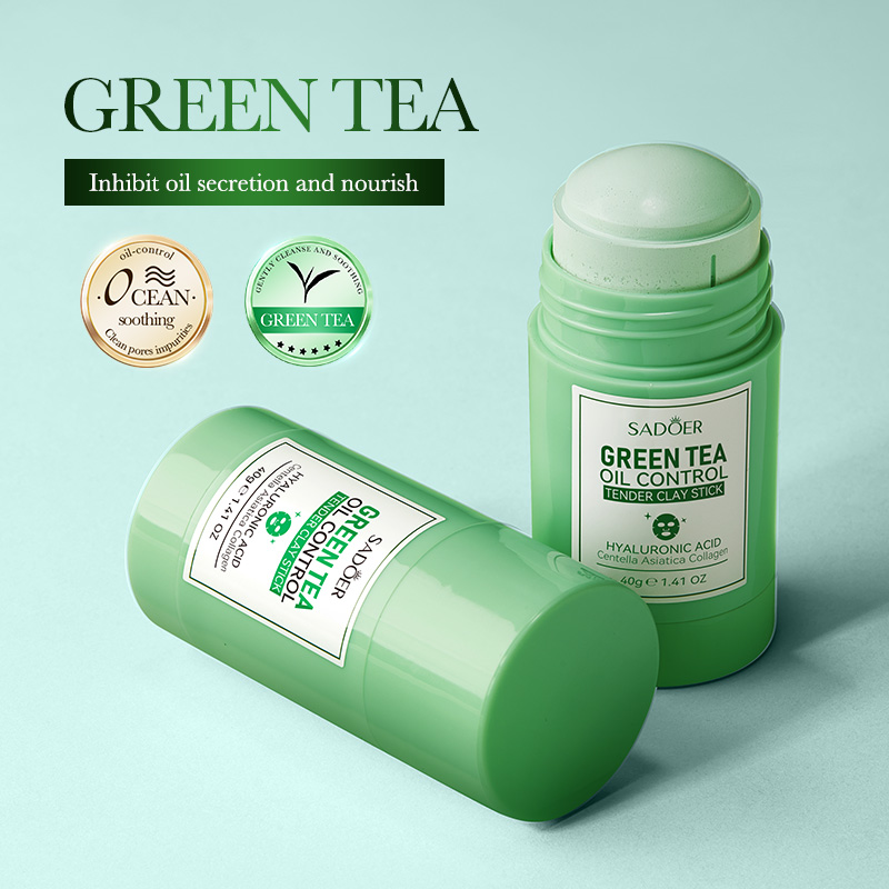 มาส์กโคลนสูตรชาเขียวและกุหลาบจ - Green Tea Cleansing Clay Mask บทวิจารณ์และราคา
