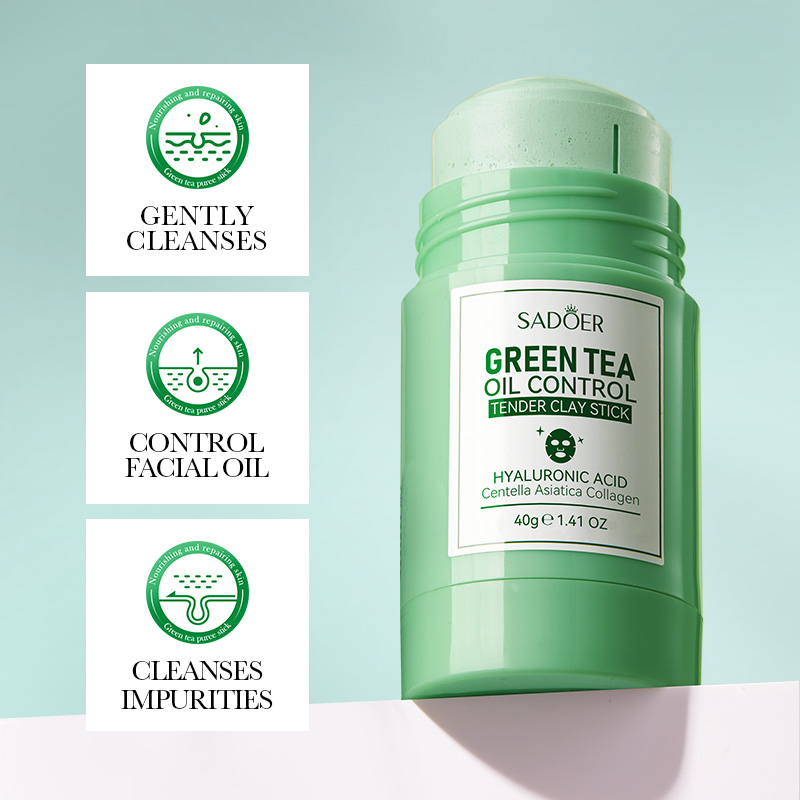 มาส์กโคลนสูตรชาเขียวและกุหลาบจ - Green Tea Cleansing Clay Mask บทวิจารณ์และราคา