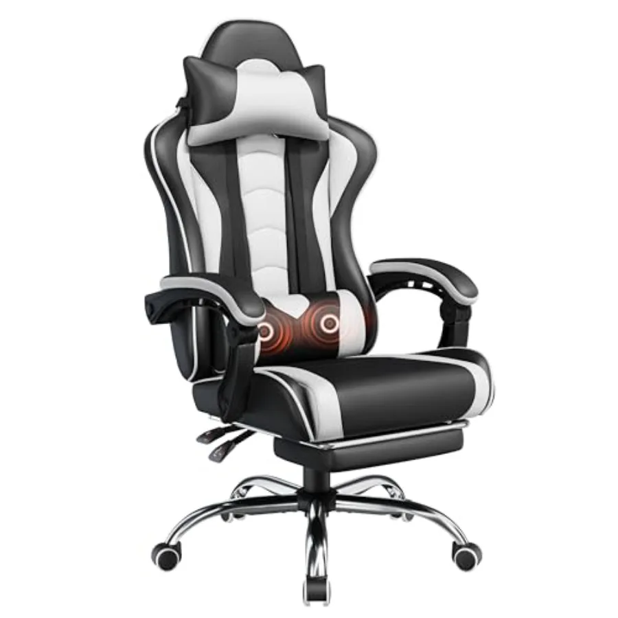 เก้าอี้เกมมิ่งพร้อมที่พักเท้า  - Massage บทวิจารณ์และราคา