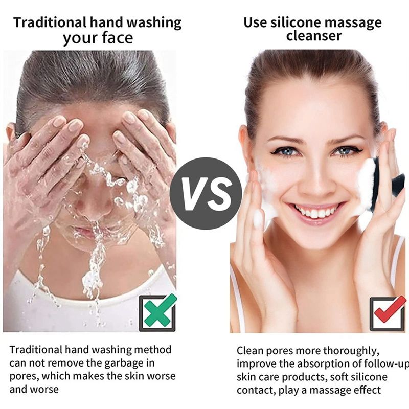 TAIGH-แปรงขัดหน้าซิลิโคน 2 ชิ้ - Silicone Face Scrubber Electric บทวิจารณ์และราคา