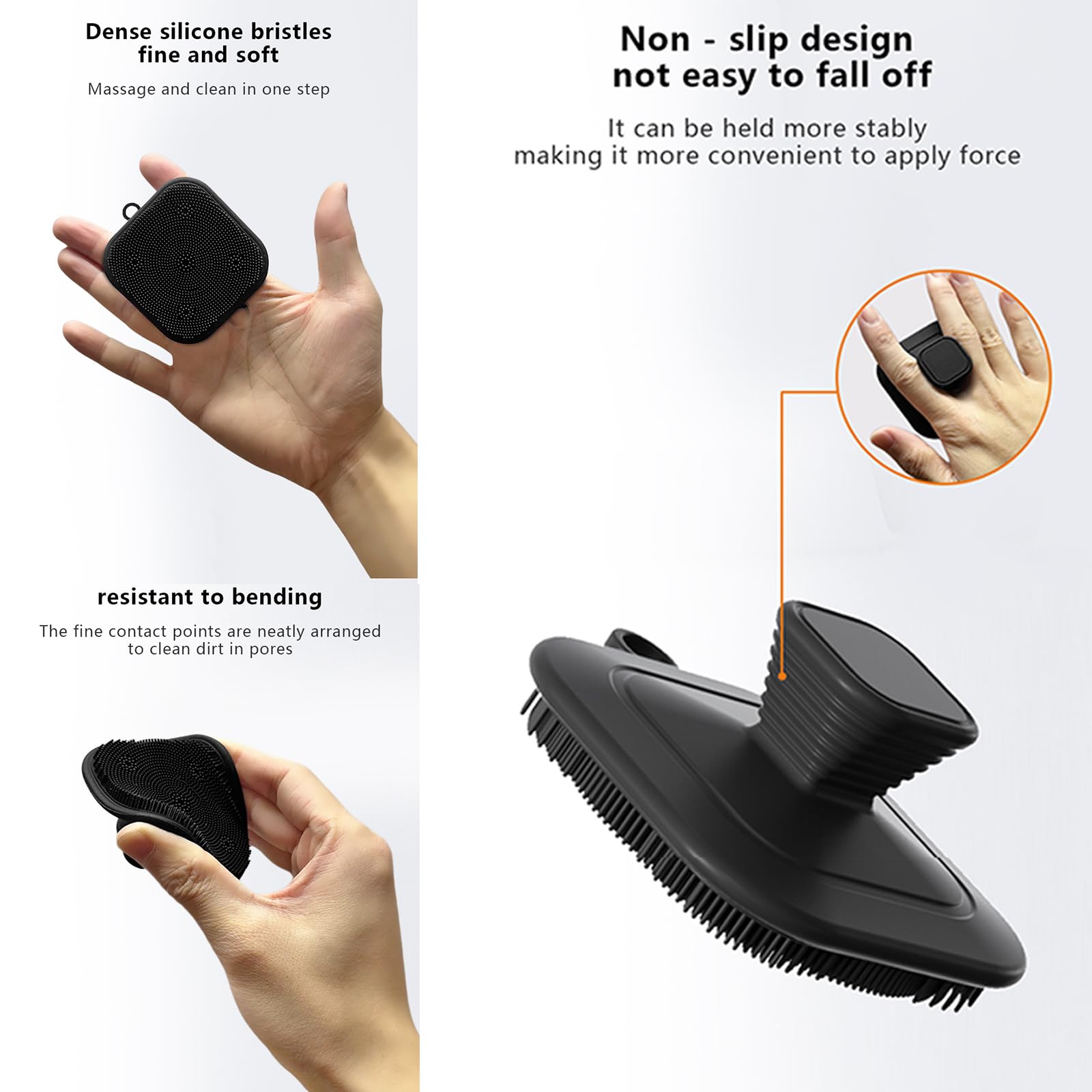 แปรงทำความสะอาดผิวหน้า แปรงขัด - Silicone Face Scrubber Electric บทวิจารณ์และราคา
