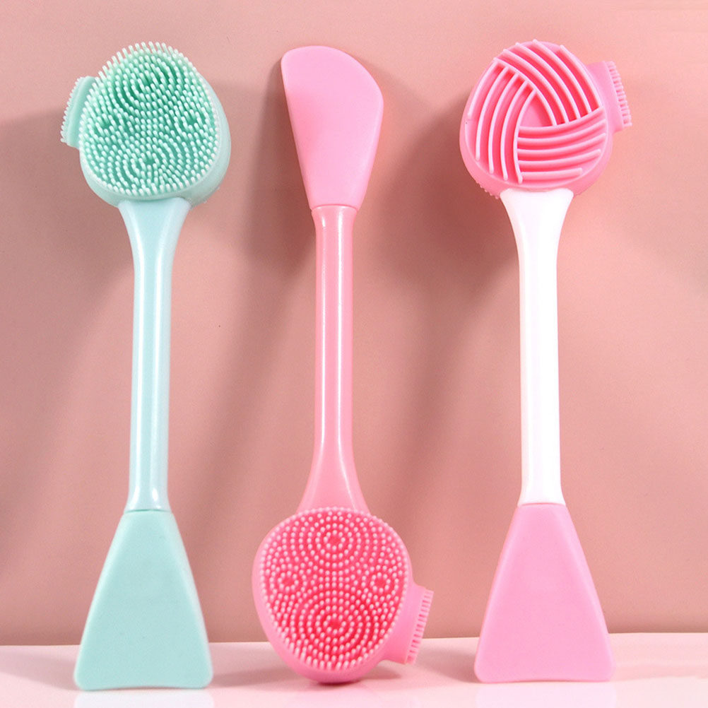 แปรงล้างหน้าซิลิโคน 2 ชิ้น แบบ - Silicone Face Scrubber Electric บทวิจารณ์และราคา