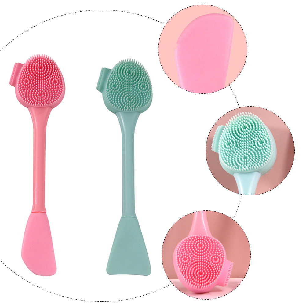 แปรงล้างหน้าซิลิโคน 2 ชิ้น แบบ - Silicone Face Scrubber Electric บทวิจารณ์และราคา