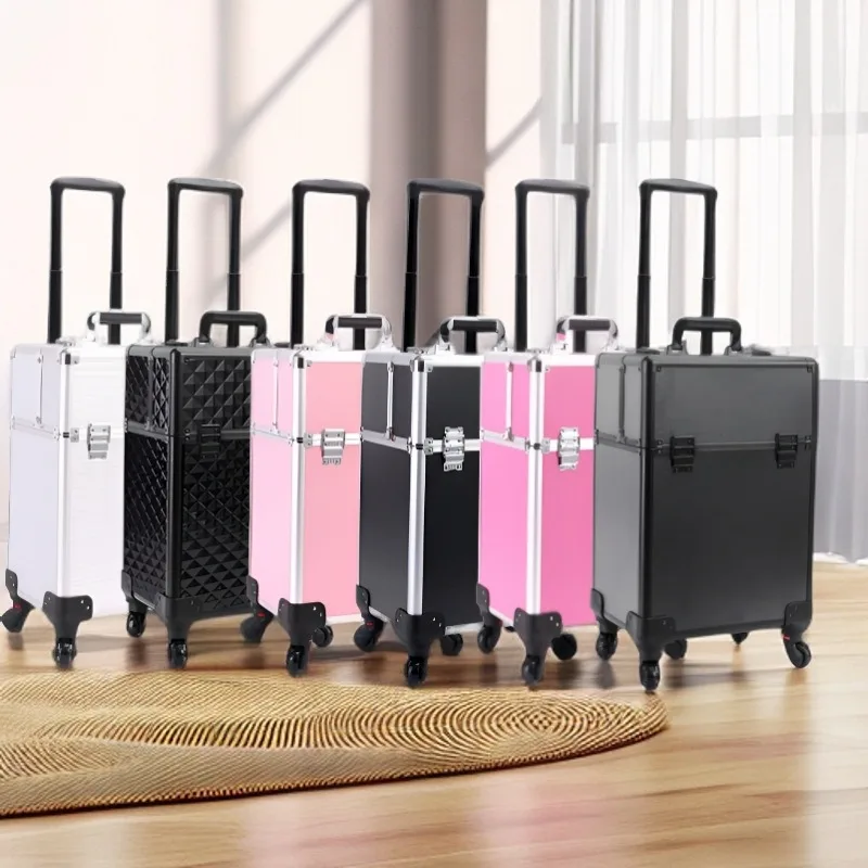 กล่องเก็บเครื่องสำอางแบบมีล้อ  - Nail Art บทวิจารณ์และราคา