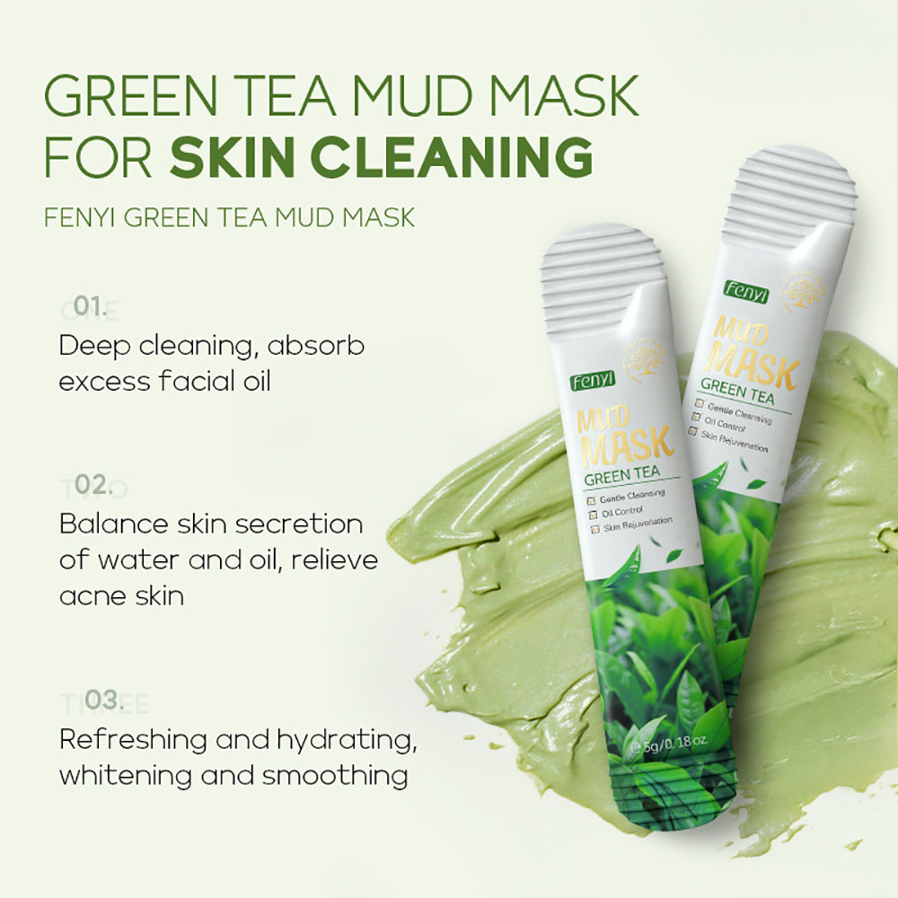 เฟนยี่ มาสก์โคลนชาเขียว 5 กรัม - Green Tea Cleansing Clay Mask บทวิจารณ์และราคา